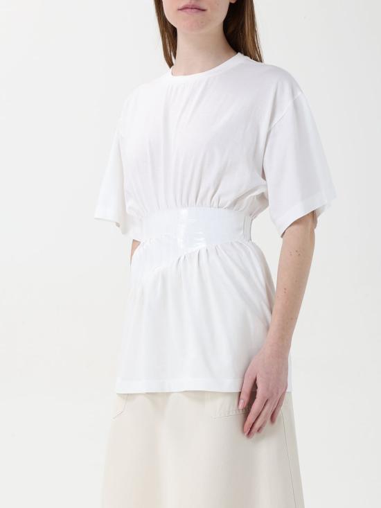 25SS MM6 메종마르지엘라 반팔 티셔츠 S52GC0335M20048 101 White - MM6 MAISON MARGIELA