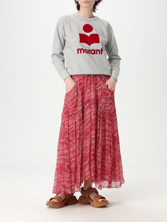 25SS 이자벨마랑에뚜왈 스커트 JU0144FAC1J07E 70RD Red - ISABEL MARANT ETOILE