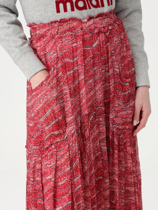25SS 이자벨마랑에뚜왈 스커트 JU0144FAC1J07E 70RD Red - ISABEL MARANT ETOILE