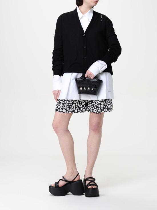25SS 마르니 가디건 CDMD0361A0UFZ626 00N99 Black - MARNI