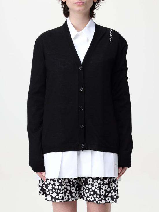 25SS 마르니 가디건 CDMD0361A0UFZ626 00N99 Black