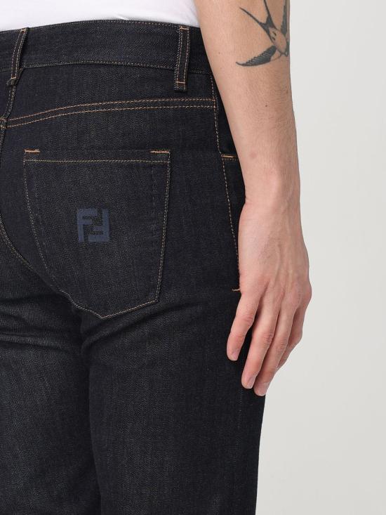 25FW 펜디 데님 팬츠 FLP288AUAG F1RXI Indigo - FENDI