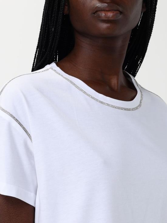 25FW 리우조 반팔 티셔츠 WA5148J4893 11110 White - LIU JO