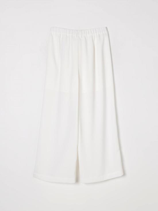 25FW [키즈] 리우조 트레이닝/조거 팬츠 GA5032T4508 10602 White - LIU JO