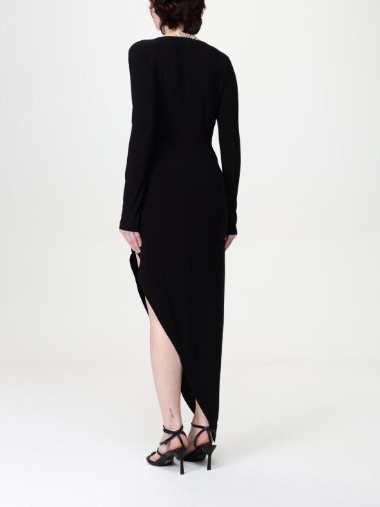 25FW 노마카말리 롱 원피스 KK2223PL699001 Black - NORMA KAMALI