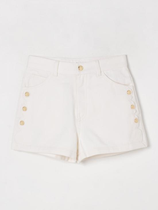 25FW [키즈] 끌로에 쇼츠/버뮤다 C20470 117 Yellow Cream