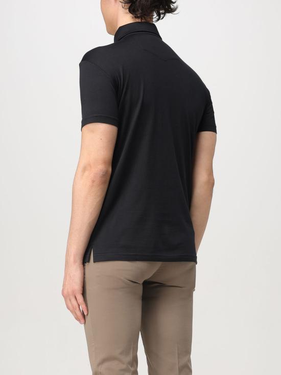 25FW 피티토리노 폴로 티셔츠 TL5SPM120LEL01CD 0990 Black - PT TORINO