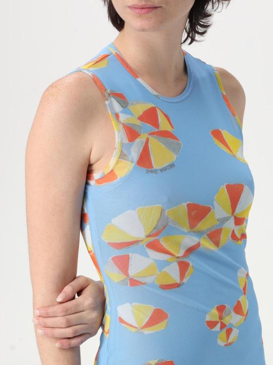 25SS 모스키노 롱 원피스 04623739 1303 Blue - MOSCHINO