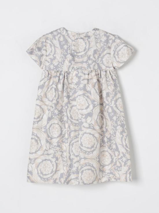 25FW [키즈] 베르사체 원피스 10186881A11195 5E340 Beige - VERSACE