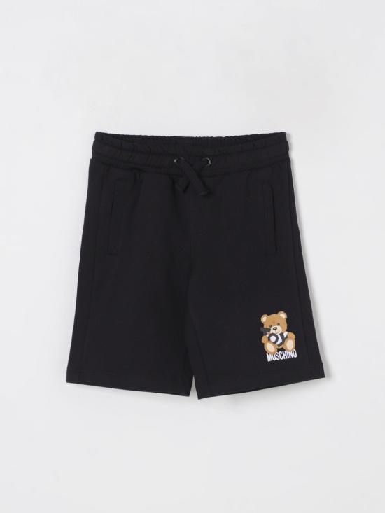 25FW [키즈] 모스키노 쇼츠/버뮤다 HUQ02ALCA19 60100 Black