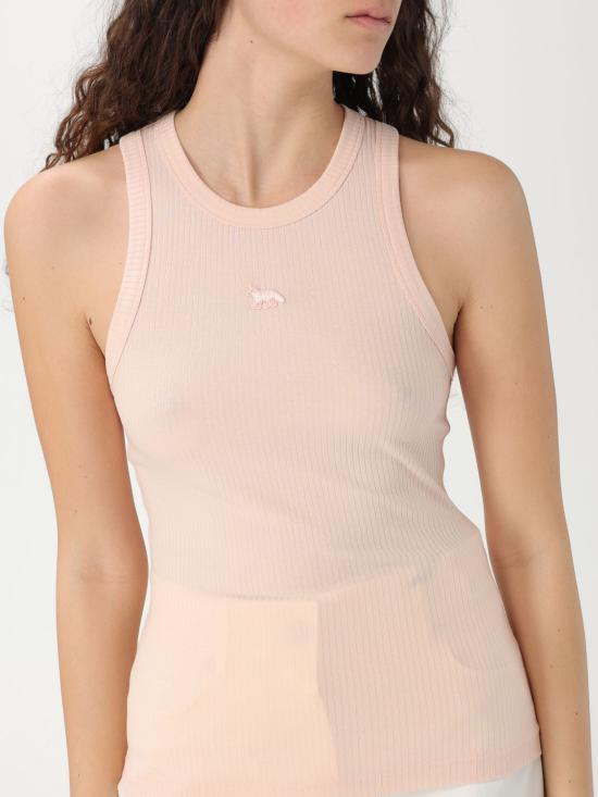 25SS 메종키츠네 민소매 티셔츠 OW00604KJ0134 0169 Pink - MAISON KITSUNE