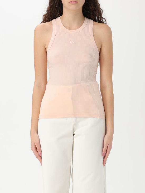 25SS 메종키츠네 민소매 티셔츠 OW00604KJ0134 0169 Pink