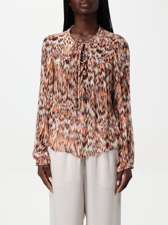 25FW 이자벨마랑 긴팔 티셔츠 HT0078FBC2J05I 11OR Orange