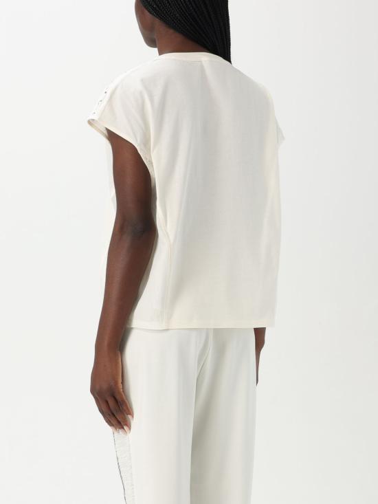 25FW 리우조 반팔 티셔츠 TA5177J5904 10105 White - LIU JO