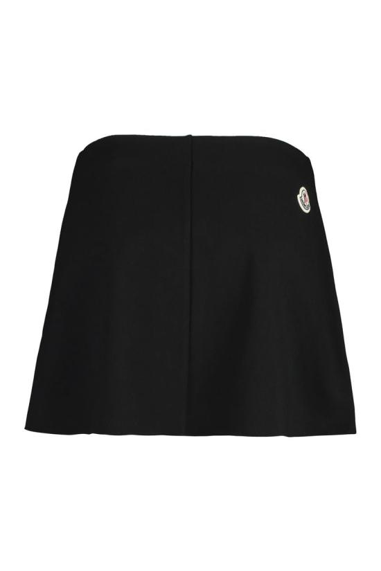 24FW 몽클레어 숏 스커트 J20938H0000289ALE 999 Black - MONCLER