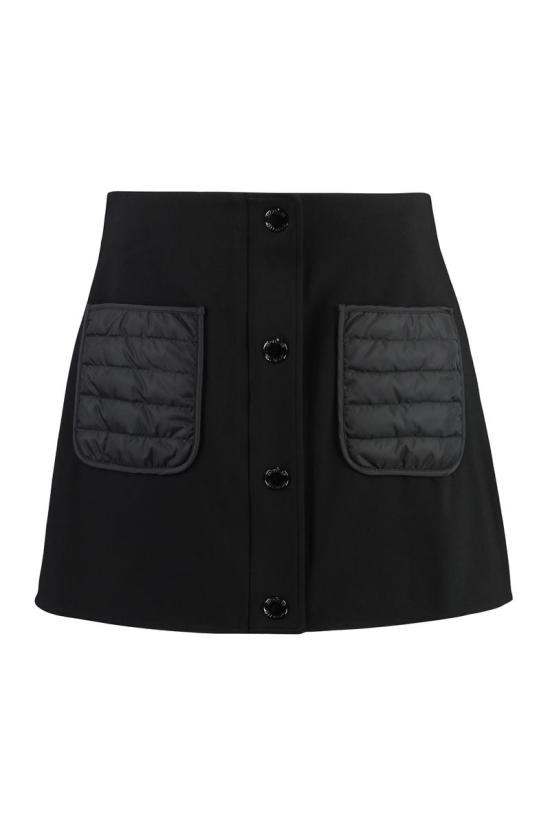 24FW 몽클레어 숏 스커트 J20938H0000289ALE 999 Black