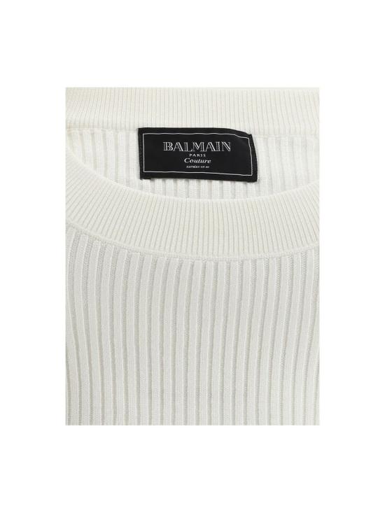 25SS 발망 의류 EF1AA380KI10 0FA WHITE - BALMAIN