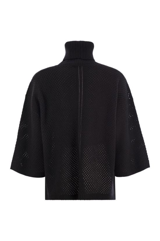24FW 파비아나 필리피 터틀넥 MAD224F525L038 825 Black - FABIANA FILIPPI
