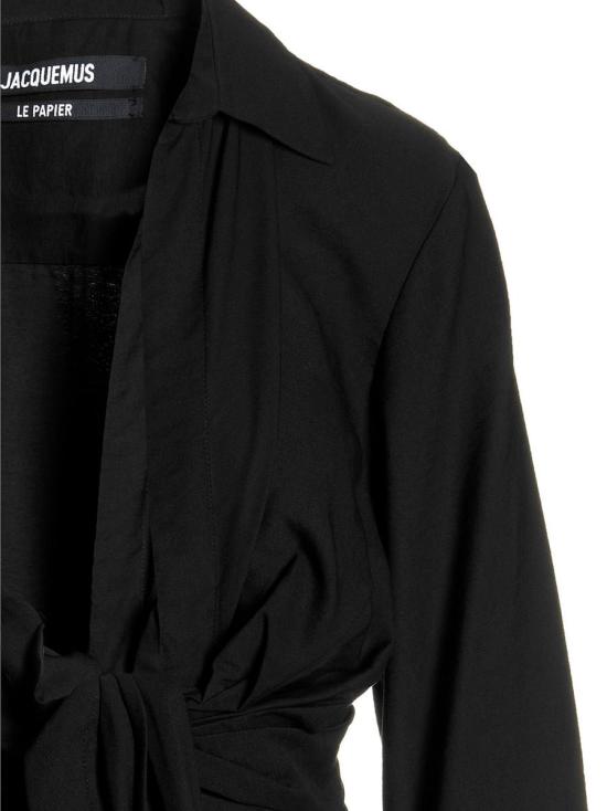 25SS 자크뮈스 블라우스 21H213SH0021020990 Black - JACQUEMUS