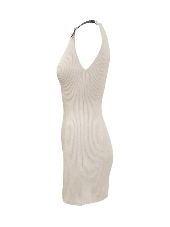  쿠레쥬 미디 원피스 124MRO328FI00019099 Beige - COURREGES