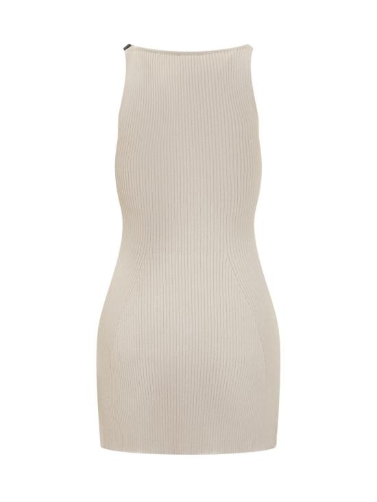  쿠레쥬 미디 원피스 124MRO328FI00019099 Beige - COURREGES