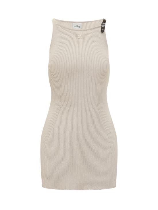  쿠레쥬 미디 원피스 124MRO328FI00019099 Beige