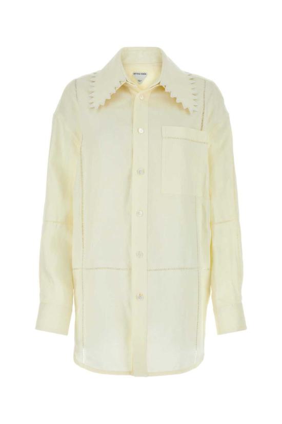  보테가베네타 리넨 셔츠 792283V4B60 9204 YELLOW