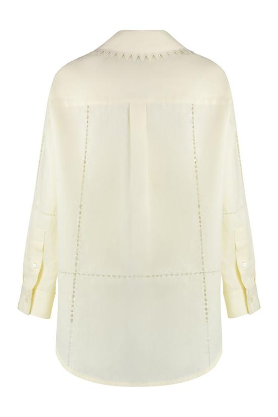  보테가베네타 리넨 셔츠 792283V4B60 9204 YELLOW - BOTTEGA VENETA