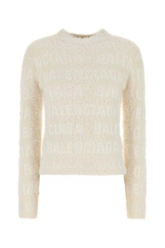 24FW 발렌시아가 스웨터 769027T6230 9002 WHITE