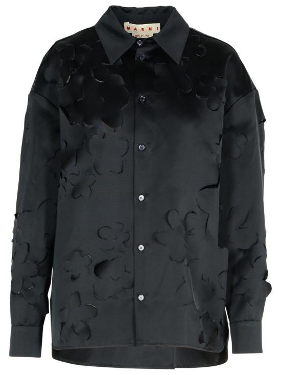 25SS 마르니 셔츠 CAMA0620S0USR009 00N99 Black