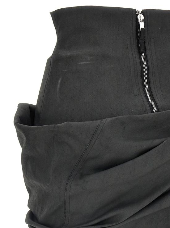 24FW 릭 오웬스 숏 스커트 RO02D3384SMT09 Black - RICK OWENS