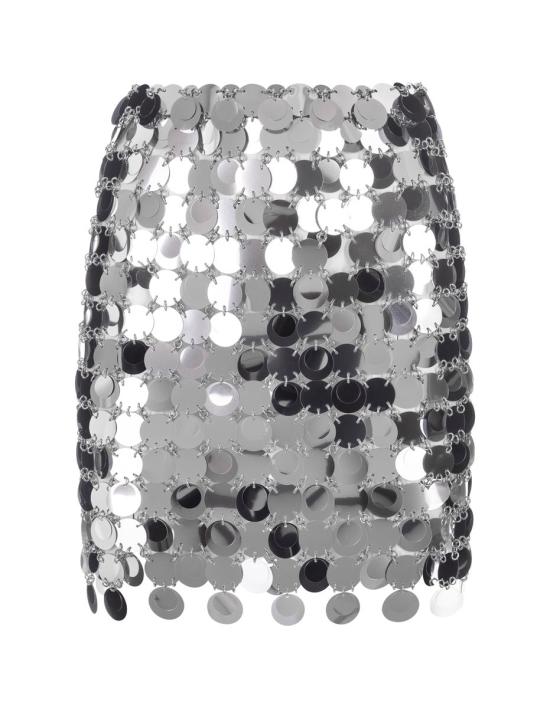 25SS 파코라반 숏 스커트 19EIJU010PS0133 P040 SILVER