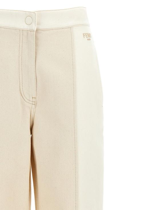  펜디 데님 팬츠 FLP852AT20F08QQ WHITE - FENDI