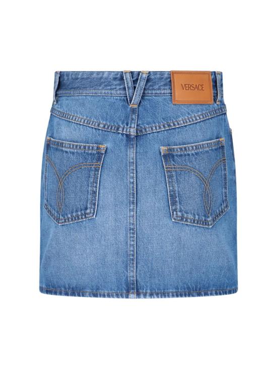  베르사체 숏 스커트 10141051A100231D030 BLUE - VERSACE