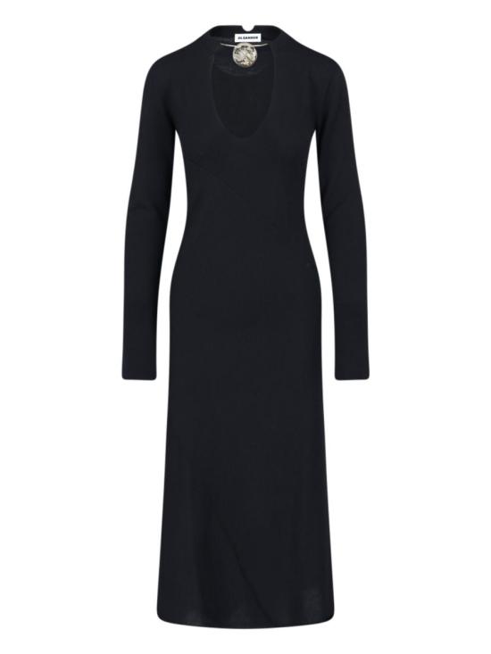  질샌더 미디 원피스 J02CT0140 J14595001 Black