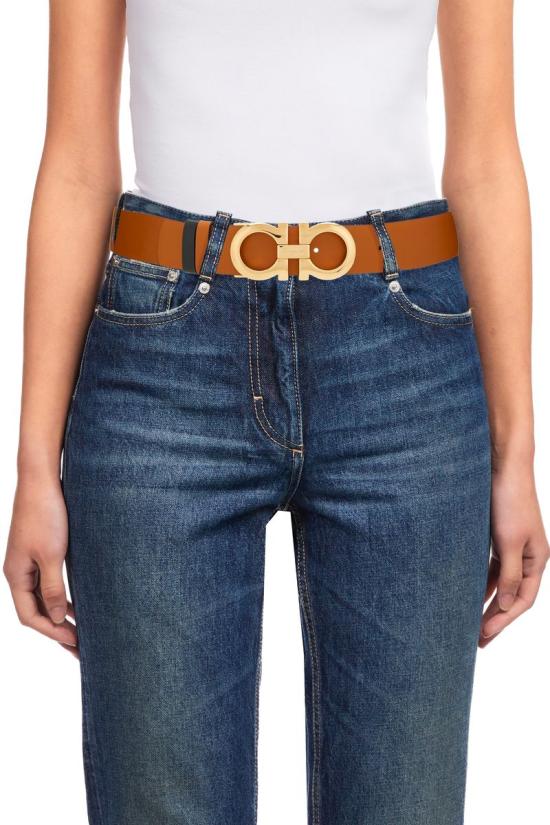 25SS 살바토레 페라가모 레귤러 벨트 23A564674471 SADDLE - SALVATORE FERRAGAMO