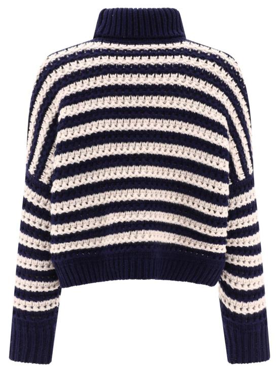  브루넬로 쿠치넬리 터틀넥 M6D367203P CGW37 NAVY - BRUNELLO CUCINELLI