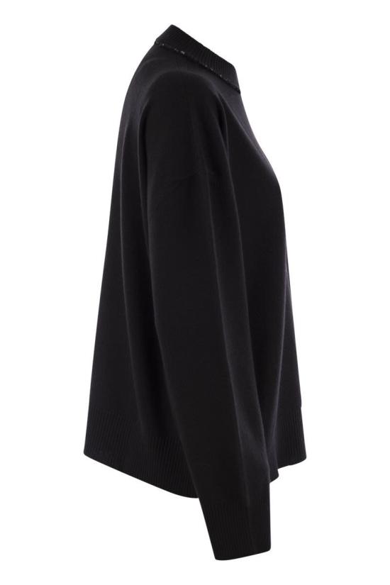 24FW 파비아나 필리피 스웨터 MAD214F016I947 825 Black - FABIANA FILIPPI