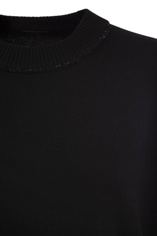 24FW 파비아나 필리피 스웨터 MAD214F016I947 825 Black - FABIANA FILIPPI