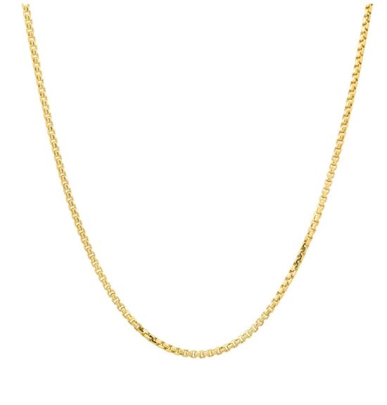  Helena Rose 목걸이/팬던트 헬레나 로즈 1.8mm 박스 체인 옐로우 골드