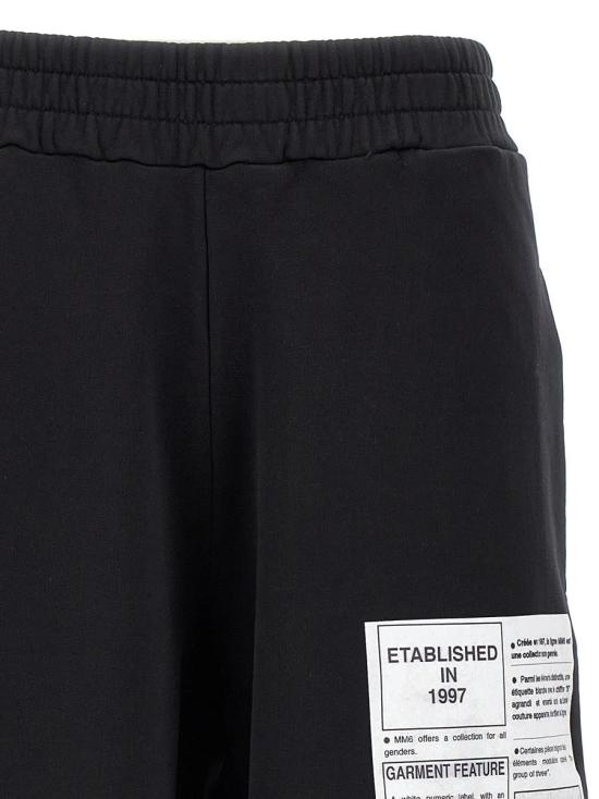 25SS MM6 메종마르지엘라 숏팬츠 S52KA0527M25012899 Black - MM6 MAISON MARGIELA