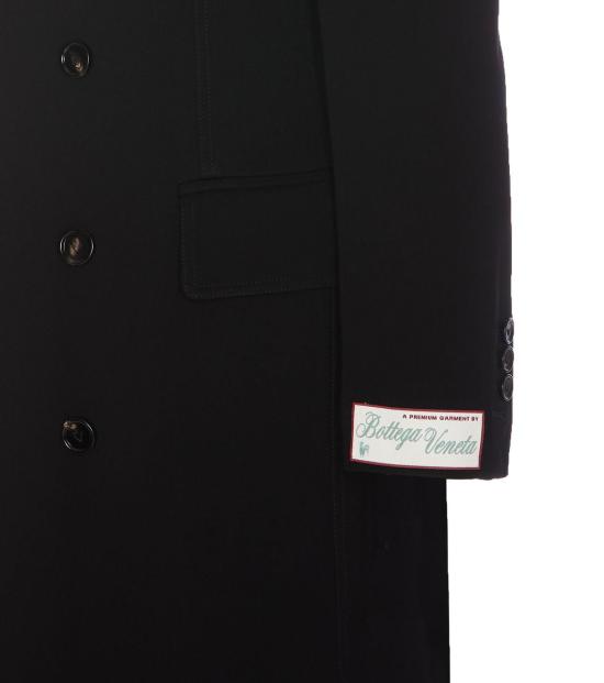 24FW 보테가베네타 코트 797366V4N001000 Black - BOTTEGA VENETA