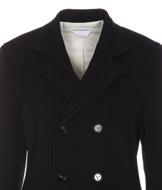24FW 보테가베네타 코트 797366V4N001000 Black - BOTTEGA VENETA