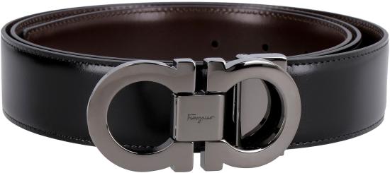  살바토레 페라가모 가죽 벨트 679535 644557 Black - SALVATORE FERRAGAMO