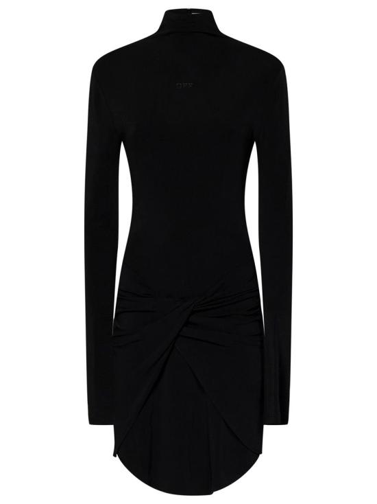  오프화이트 숏 원피스 OWDB522S24FAB001 1010 Black