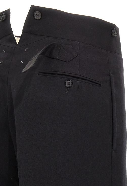  마르지엘라 스트레이트 팬츠 S50KA0654M35032900 Black - MAISON MARGIELA