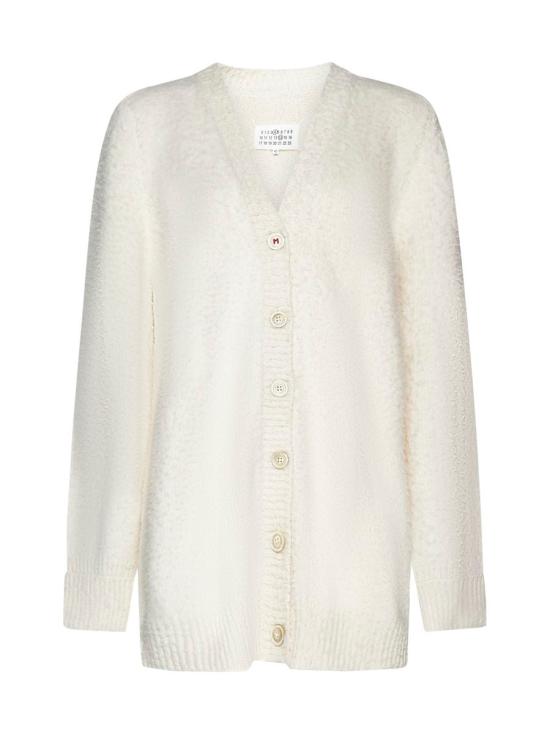 24FW 마르지엘라 가디건 SI0GP0002S17664 101 WHITE