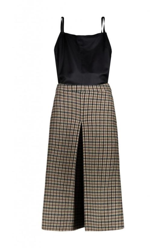  마르지엘라 미디 원피스 S51CU0280S54287001F BROWN