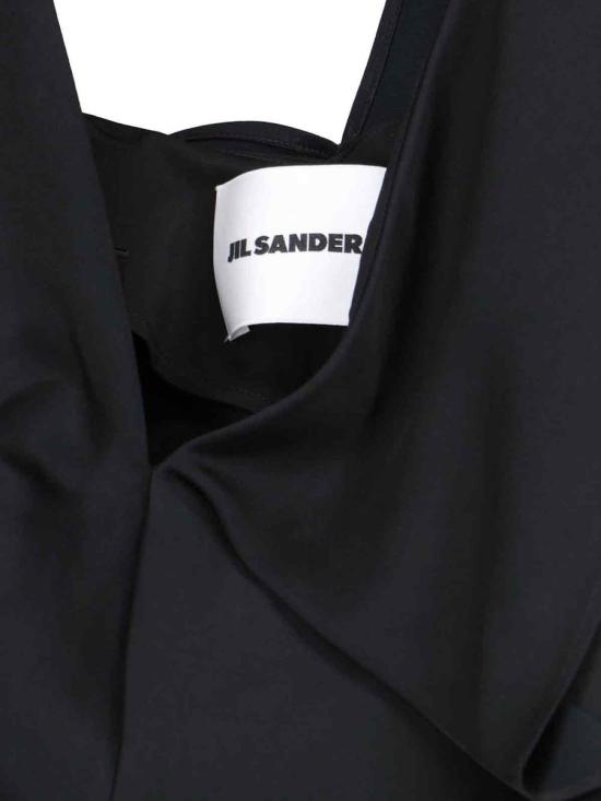 25SS 질샌더 롱 원피스 J02CT0469J76018 001 Black - JIL SANDER