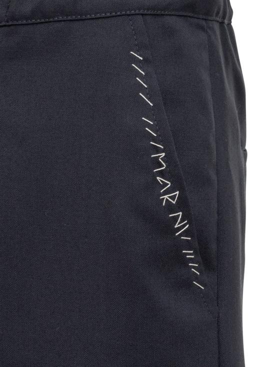 24FW 마르니 스트레이트 팬츠 PAMA0482S1TW839 00B99 BLUE - MARNI